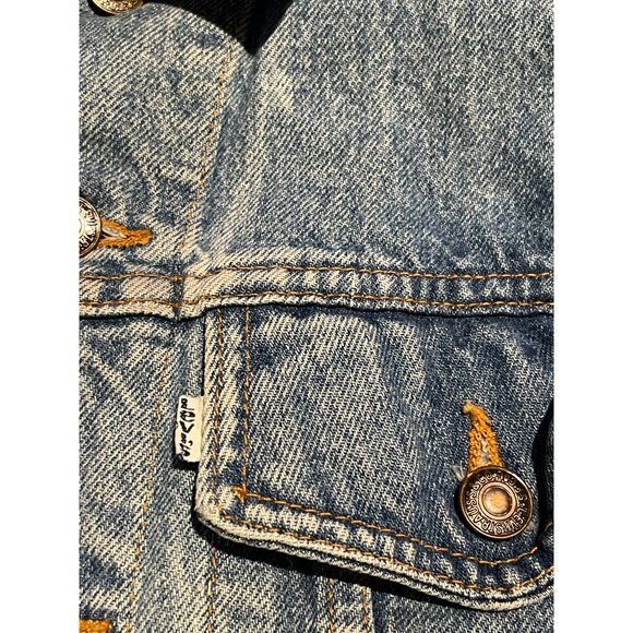 1992 Levi’s Type 3 Jean Jacket Light stonewash  Size L - Picture 2 of 6